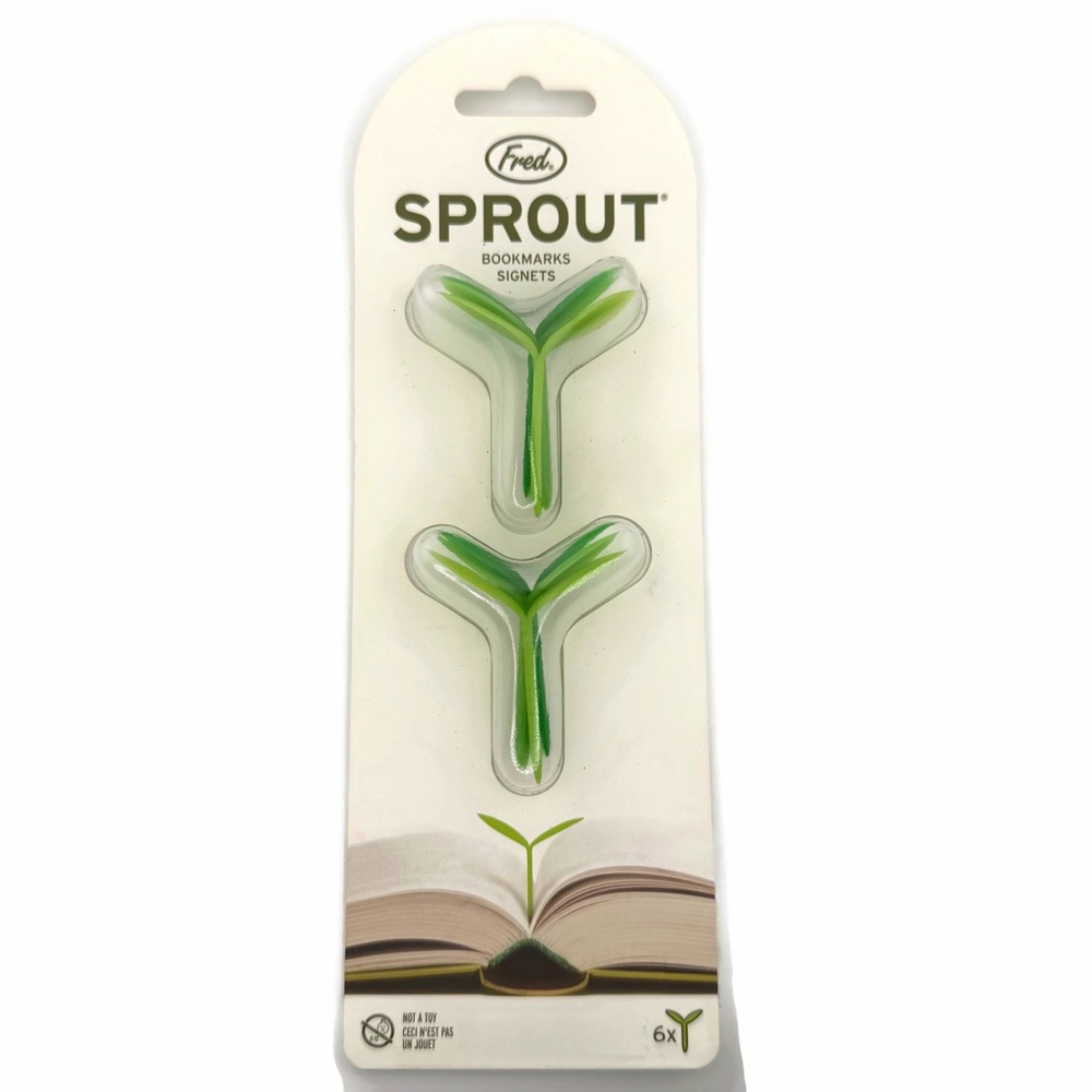Fred Sprout Green Leaf Bookmarks (Set of 6)